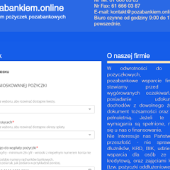 Pozabankiem Online – Centrum Pożyczek Pozabankowych