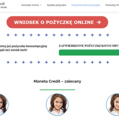 Moneta Credit – Szybko na raty przez internet online